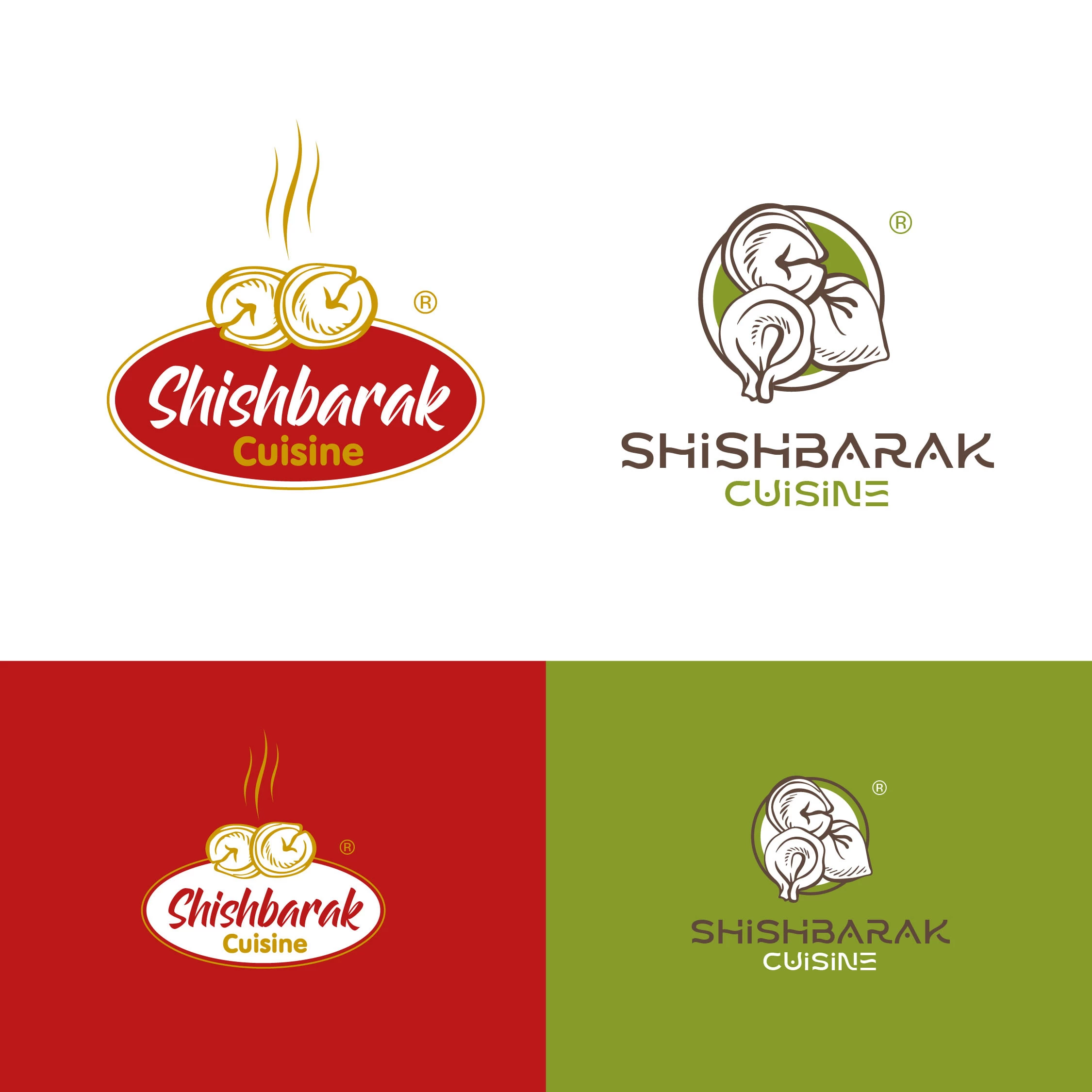 Shishbarak Cuisine Brand Logos 02