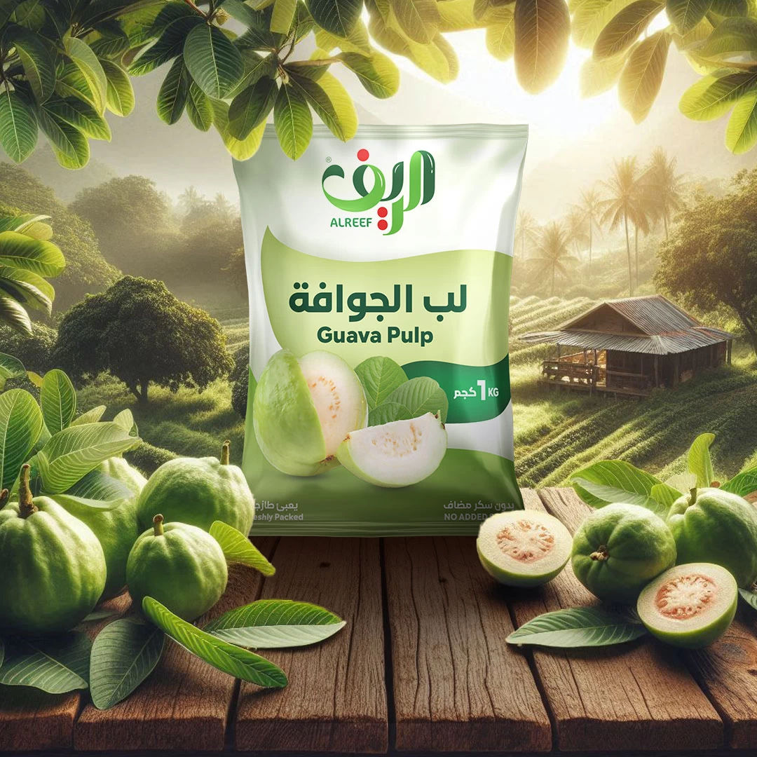 Alreef Guava Pulp Product Packaging