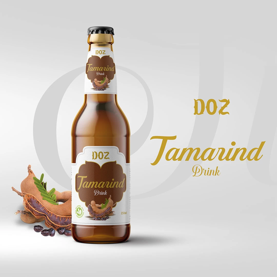Tamarind Drink Bottle Label