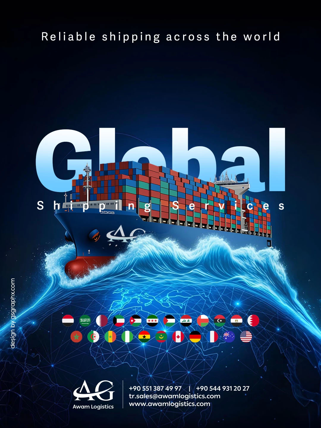 Global Shipping Services Poster 02