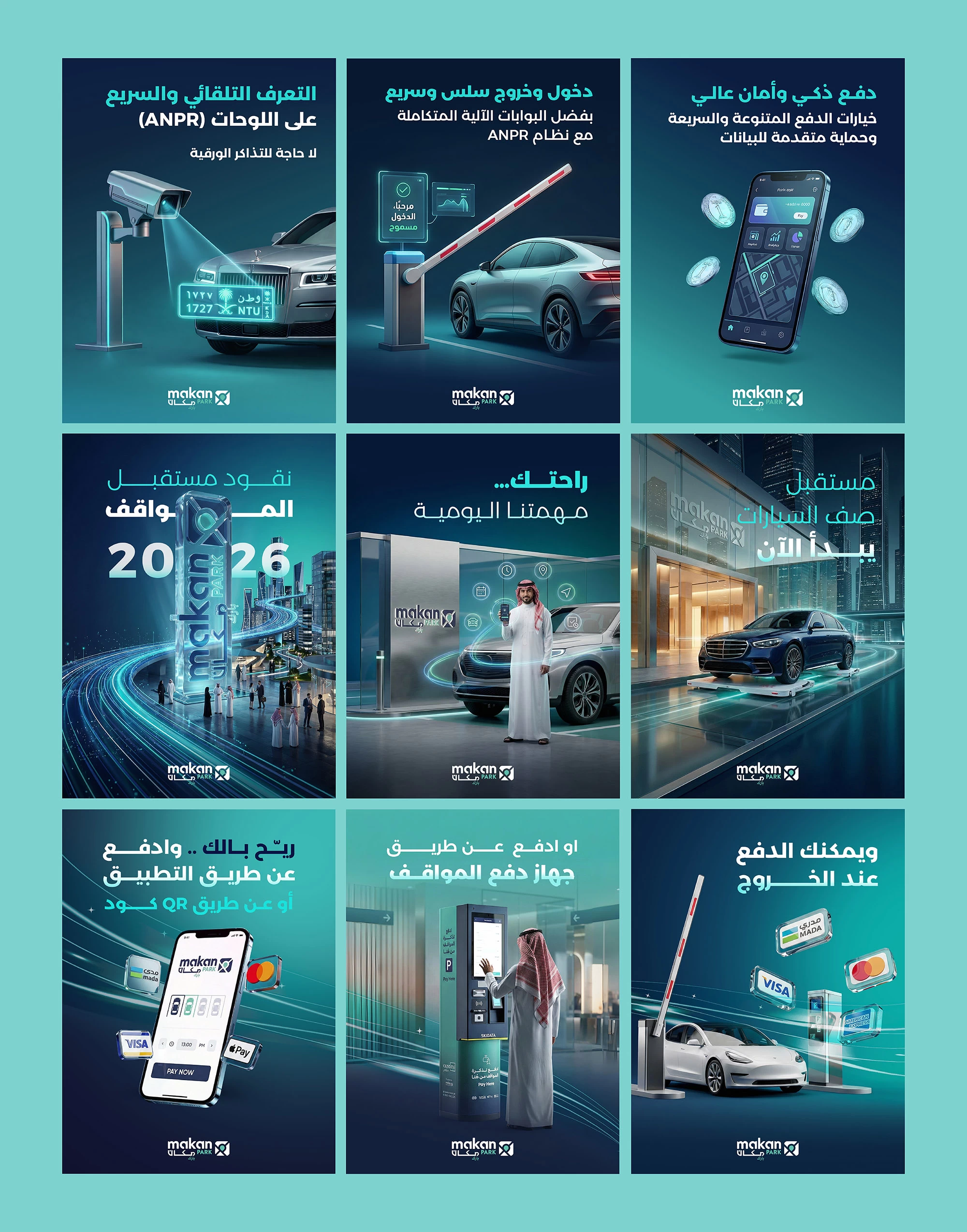 Makan Parking App Campaign Series