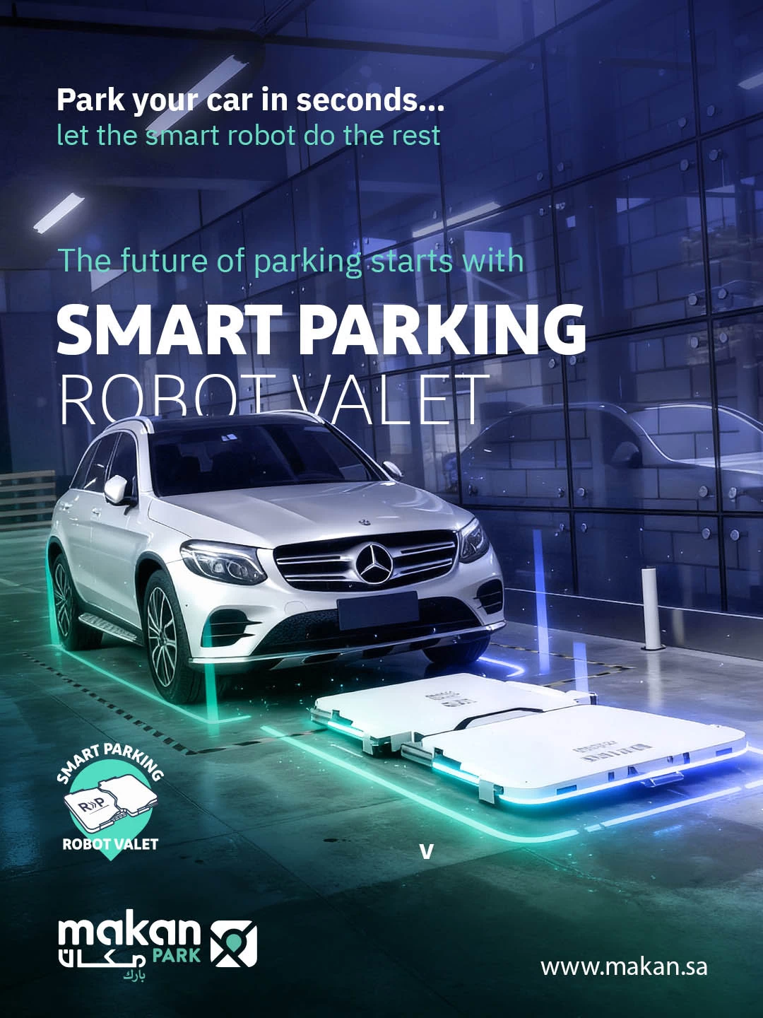 Smart Parking Robot Valet Poster 02